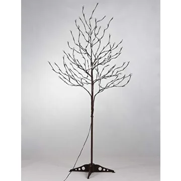 Lightshare 6.5FT 208 LED Cherry Blossom Tree, Lighted Artificial Tree for Decoration Inside and Outside, Home Patio Wedding Festival Christmas Decor