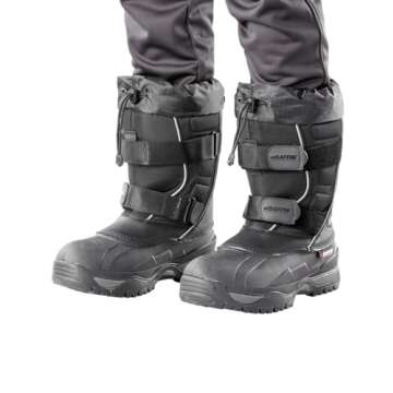 Baffin Eiger Men's Winter Boots, Polar Rated, -60 to -76 degrees Fahrenheit, Tall Height, Bk1 - Black, Size 13