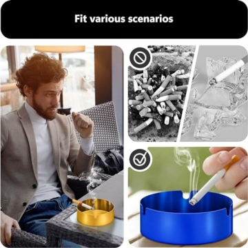 Roygra Ashtray Set - Stylish and Durable Ashtrays for All