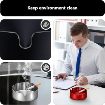 Roygra Ashtray Set - Stylish and Durable Ashtrays for All