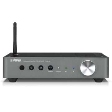 YAMAHA WXC-50 MusicCast Wireless Streaming Preamplifier (Dark Silver)