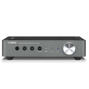 YAMAHA WXC-50 MusicCast Wireless Streaming Preamplifier (Dark Silver)