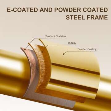 Furnimart 44 Inch Velvet Bench Ottoman Bench Footrest Bedroom Bench End of Bed Tufting Bench Indoor Bench with Gold Legs for Living Room Bedroom Entryway Dark Blue