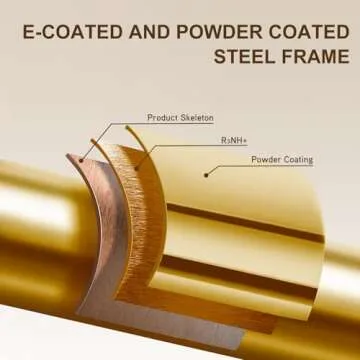 Furnimart 44 Inch Velvet Bench Ottoman Bench Footrest Bedroom Bench End of Bed Tufting Bench Indoor Bench with Gold Legs for Living Room Bedroom Entryway Dark Blue