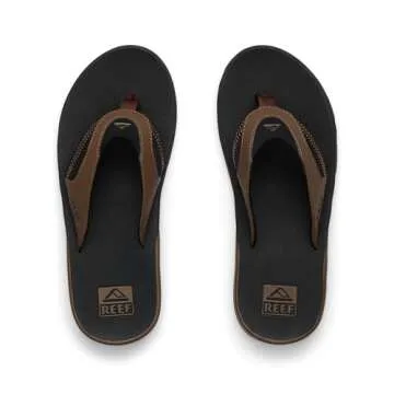 REEF Fanning Flip Flops with Bottle Opener and Comfort