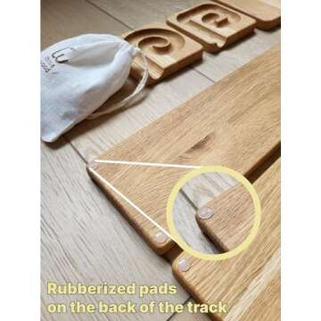 Marble Race Personalized Wooden Maze for Kids Gift