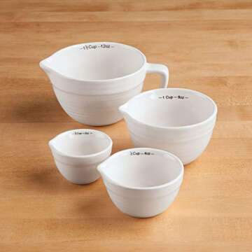 4 Piece Ceramic Measuring Cups