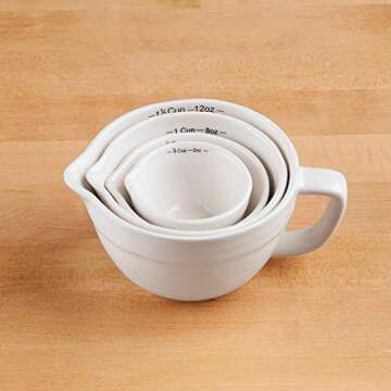 4 Piece Ceramic Measuring Cups