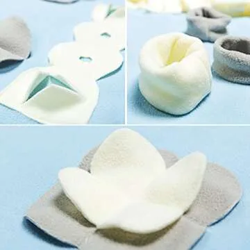 PETVINS Dog Snuffle Mat Treat Blanket, Pet Puzzle Activity Mat for Stress Release, Nose Work Mat for Slow Feeding and Foraging Training Blue