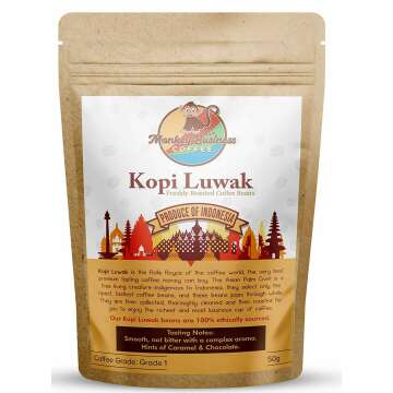 Monkey Business Wild Kopi Luwak Coffee 50g