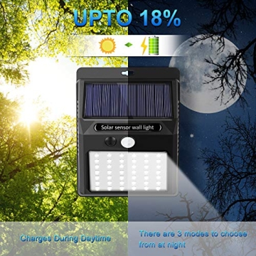 Solar Lights Outdoor 6Pack 3Modes Waterproof Motion Sensor