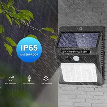 Solar Lights Outdoor 6Pack 3Modes Waterproof Motion Sensor