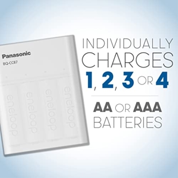 Eneloop Panasonic Rechargeable Batteries & Charger Set