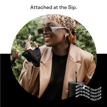 Corkcicle Cold Cup Insulated Tumbler with Lid and Straw, Matte Black, 24 oz – Reusable Water Bottle Keeps Beverages Cold for 12hrs, Hot 5hrs – Cupholder Friendly Tumbler, Lid for Flexible Sipping