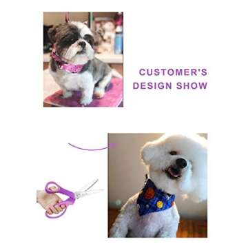 Sewing Pinking Shears for Fabric Paper Leather Professional Craft Scissors with Sharp Stainless Steel Blades, P.LOTOR Lightweight Serrated Scissors with Comfortable Handle 9.3 Inch