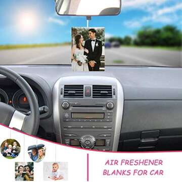 Sublimation Blanks - DIY Air Fresheners Sheets for Your Home