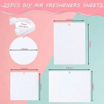 DIY Sublimation Blanks Air Fresheners for Home Decor