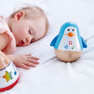 Hape Penguin Musical Wobbler Toy for Infants 6 Months Plus