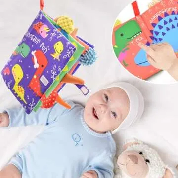 ORAPOH Baby Books for Infants, Soft Sensory Toys Set