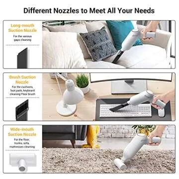 SUNCANDXY Handheld Vacuum Cleaner - Ultimate Cleaning Solution