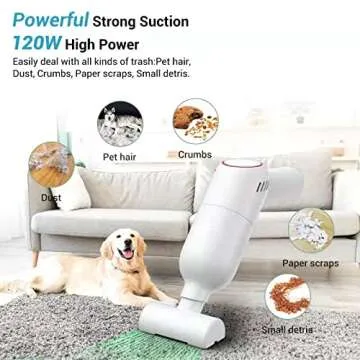 Compact Handheld Vacuum Cleaner with Strong Suction Performance