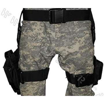 Vivoi 3 pc Drop Leg Gun Holster W/ 3 Magazine Pouches Pistol Pouch Tactical/Airsoft