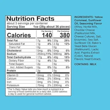 The Good Crisp Company, Cheese Balls, Cheddar, 2.75 Ounces (Pack of 3)