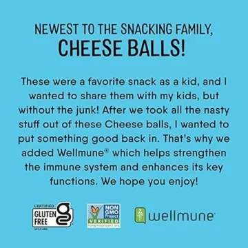 The Good Crisp Company, Cheese Balls, Cheddar, 2.75 Ounces (Pack of 3)