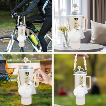 Velaco 11 PCS Stylish Accessories Set for Stanley Tumblers