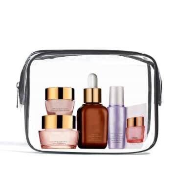 GottaHaveit TSA Approved Clear Toiletry Bag - Versatile Travel Bags for Essentials, 3 Pack