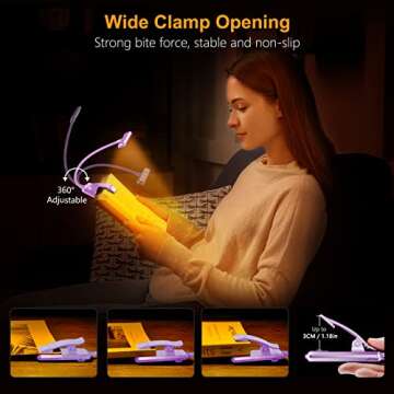 Gritin Rechargeable 19 LED Book Light for Reading