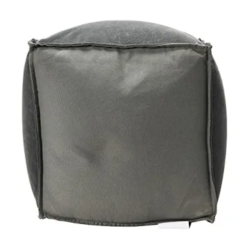 Elegant Velvet Pouf Square Seat for Stylish Living Room