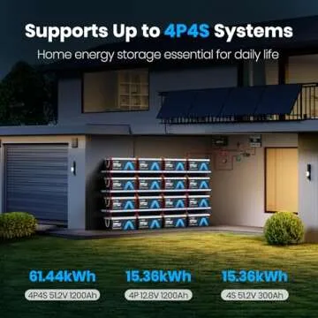 12V 300AH LiFePO4 Battery with Built-in 200A BMS