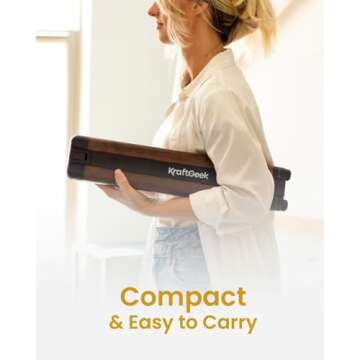 KraftGeek Easel for Painting, 65'' Portable Easel Stand for Adults, Folding Plein Air Easel for Artist, Display Easel Stand with Adjustable Canvas Holder for Wedding & Party Signs, Walnut