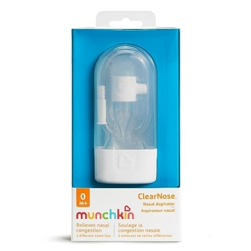 Munchkin ClearNose Baby Nasal Aspirator No Filters Needed