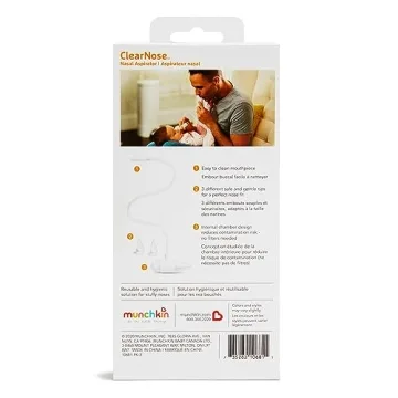 Munchkin ClearNose Baby Nasal Aspirator No Filters Needed
