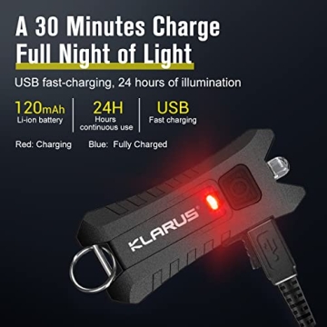 Klarus Mi2 Mini LED Keychain Flashlight for Everyday Use