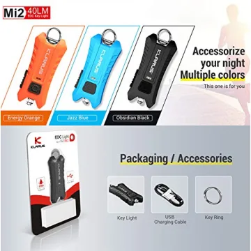 Klarus Mi2 Mini LED Keychain Flashlight for Everyday Use