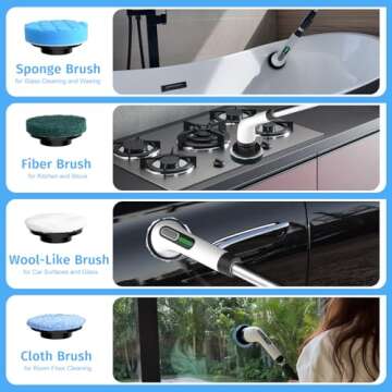 Ibelor Electric Spin Scrubber with Adjustable Speeds