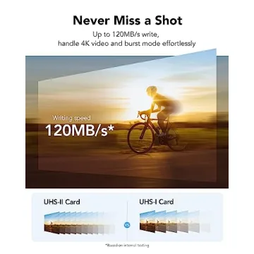 High-Speed Lexar 256GB SD Card V60 for Photography