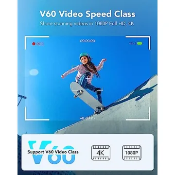 High-Speed Lexar 256GB SD Card V60 for Photography