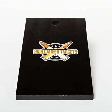 High Caliber AR500 Steel | A Zone - 6"x 11", 1/4" Thick | IPSC/IDPA Competition Targets - for Precision Practice(1/2", 3/8", 1/4", differen sizese)