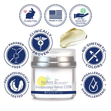 Anti Aging 0.5% Encapsulated Retinol Cream by bioBare®