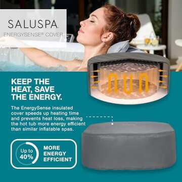 Bestway SaluSpa Hawaii Smart Inflatable Hot Tub Spa