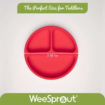 WeeSprout Suction Plates for Babies and Toddlers