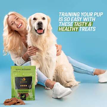 OrganaBark Natural Dog Treats Duck Flavor - Grain Free Jerky Chews, Sourced and Made in USA - Real Duck and Chicken with No Artificial Flavors - Iron, Amino Acids and Protein Enriched Training Snacks