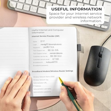 Clever Fox Password Book: Elegant Password Organizer