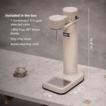Aarke Carbonator 3 Stylish Sparkling Water Machine