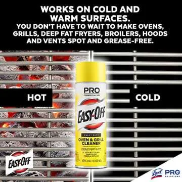 Easy Off Professional Oven and Grill Cleaner 24 Oz with Lemon Scent