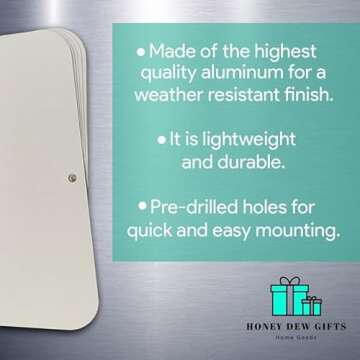 Honey Dew Gifts, No Trespassing or Soliciting Dog Does Bite, Beware of Dog, No Solicitation, Private Property Metal Aluminum Sign, 9 Inch by 12 Inch, HDG-1058